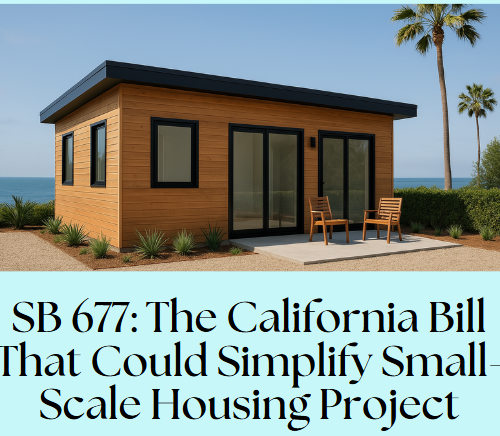 SB 677: The California Bill That Could Simplify Small-Scale Housing Project